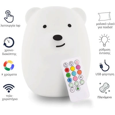 Παιδικό φωτιστικό νυκτός φορητό Rabbit mini light LED με δυνατότητα εναλλαγής έως 30 ΄ώρες αυτονομία λειτουργίας & λειτουργία φακού Παιδικό φωτιστικό νυκτός φορητό Rabbit mini light LED με δυνατότητα εναλλαγής έως 30 ΄ώρες αυτονομία λειτουργίας & λειτουργία φακού