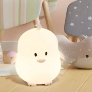 Παιδικό φωτιστικό νυκτός φορητό Penguin mini light LED με δυνατότητα εναλλαγής φωτός IP20  χρονοδιακόπτη & 30 ώρες αυτονομία λειτουργίας