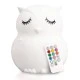Παιδικό φωτιστικό νυκτός φορητό Owl mini light LED με δυνατότητα εναλλαγής του φωτός αυτονομία έως 30 ώρες και χρονοδιακόπτη