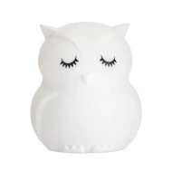 Παιδικό φωτιστικό νυκτός φορητό Owl mini light LED με δυνατότητα εναλλαγής του φωτός αυτονομία έως 30 ώρες και χρονοδιακόπτη