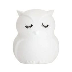 Παιδικό φωτιστικό νυκτός φορητό Owl mini light LED με δυνατότητα εναλλαγής του φωτός αυτονομία έως 30 ώρες και χρονοδιακόπτη