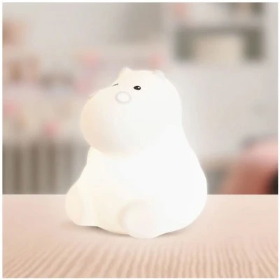 Παιδικό φωτιστικό νυκτός φορητό hippo mini light LED με δυνατότητα εναλλαγής του φωτός με χρονοδιακόπτη IP20