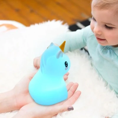 Παιδικό φωτιστικό νυκτός Unicorn mini light LED φορητό USB φόρτιση με δυνατότητα εναλλαγής - χρονοδιακόπτη & αυτονομία λειτουργίας 30 ώρες
