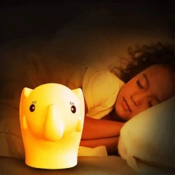 Παιδικό φωτιστικό νυκτός φορητό Elephant mini light LED με δυνατότητα εναλλαγής απόχρωσης φωτός IP20 με αυτονομία έως 30 ώρες