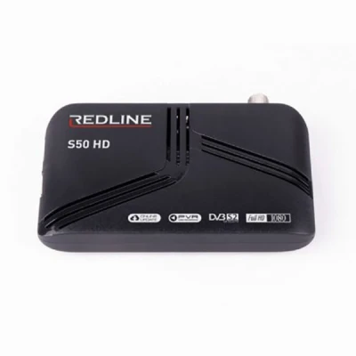 Δορυφορικός δέκτης REDLINE S50 DVB-S2 Full HD 1080p με HDMI USB Ethernet, εγγραφή PVR και Timeshift