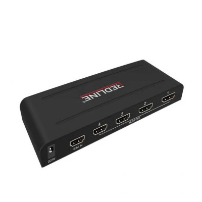 Διακλαδωτής - Splitter HDMI REDLINE 1/4 60/85Hz 4.95GHz
