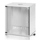 Επιτοίχια καμπίνα RACK ARLI 19″ 12U από ανοξείδωτο ατσάλι με διάφανη πόρτα