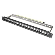 Patch Panel ARLI για RACK 19″ ιντσών 1140 24 θυρών με στιβαρό μεταλλικό περίβλημα