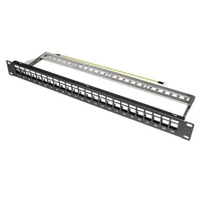Patch Panel ARLI για RACK 19″ ιντσών 1140 24 θυρών με στιβαρό μεταλλικό περίβλημα