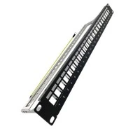 Patch Panel ARLI για RACK 19″ ιντσών 1140 24 θυρών με στιβαρό μεταλλικό περίβλημα