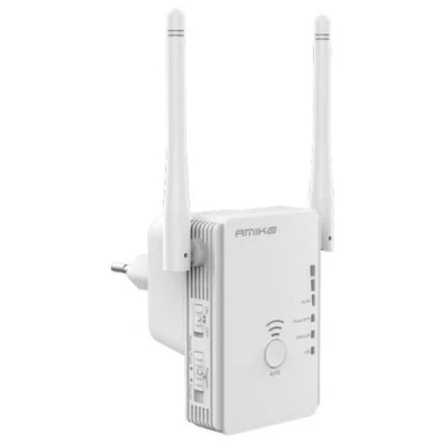 AMIKO 3 σε 1 WIFI REPEATER/AP/ROUTER WR-522 με 2 εξωτερικές κεραίες