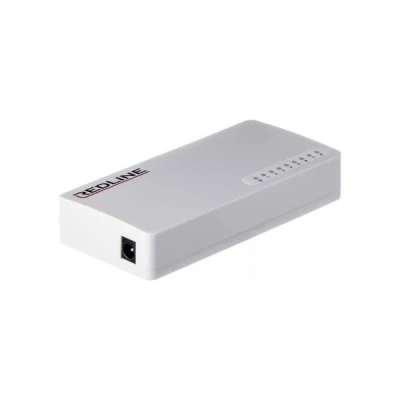 Network Switch REDLINE 8ports RL-1008M μοιράζει το σήμα του δικτύου σε 8 διαφορετικές θύρες LAN