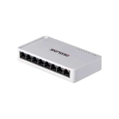 Network Switch REDLINE 8ports RL-S2008G για τον διαμοιρασμό του σήματος σε 8 διαφορετικές θύρες LAN Network Switch REDLINE 8ports RL-S2008G για τον διαμοιρασμό του σήματος σε 8 διαφορετικές θύρες LAN