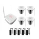 Κιτ παρακολούθησης με 4 κάμερες AMIKO KIT4800 WIFI KIT 9CH 2MP