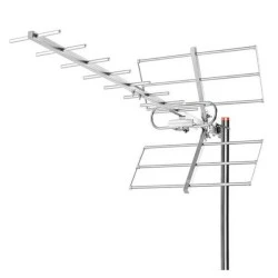 Κεραία YAGI V-TECH Z210L 5G λευκή για την επίγεια ψηφιακή λήψη 470-862MHz 75Ω 22dB με ANTI-GSM φίλτρο
