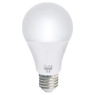 Λάμπα LED αχλάδι TELETEK 15W A060 με ντουί E27 και 6500K ψυχρό λευκό φως 