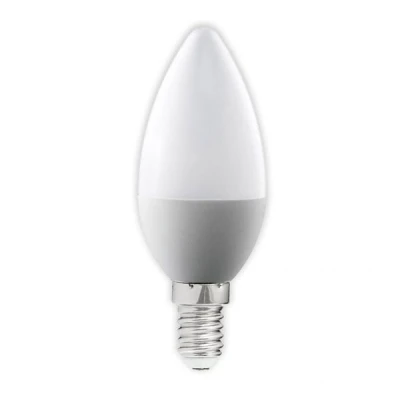 Λάμπα LED κεράκι TELETEK 6W A042 με ντουί E14 και ψυχρό λευκό φως  6500K