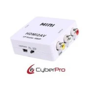 Μετατροπέας CyberPro CP-HA10 HDMI σε AV (Upscaler 1080p)