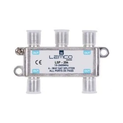 Διακλαδωτής LEMCO 1/4 εύρος συχνοτήτων 10 – 2610 MHz με 1 είσοδο και 4 εξόδους