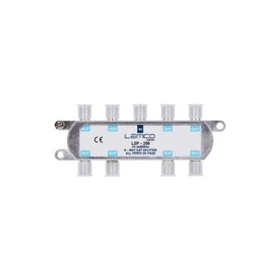 Διακλαδωτής - RF splitter LEMCO 1/8 με ηλεκτρομαγνητική θωράκιση με μεταλλικό περίβλημα