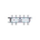 Διακλαδωτής - RF splitter LEMCO 1/8 με ηλεκτρομαγνητική θωράκιση με μεταλλικό περίβλημα
