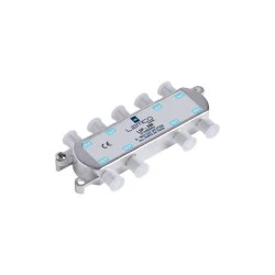 Διακλαδωτής - RF splitter LEMCO 1/8 με ηλεκτρομαγνητική θωράκιση με μεταλλικό περίβλημα