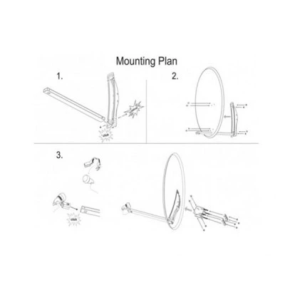Δορυφορικό κάτοπτρο ΑΜΙΚΟ 80cm Click Clack Technology steel μεγάλης αντοχής σε δύσκολες καιρικές συνθήκες Δορυφορικό κάτοπτρο ΑΜΙΚΟ 80cm Click Clack Technology steel μεγάλης αντοχής σε δύσκολες καιρικές συνθήκες