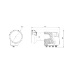 LNB (μάτι) INVERTO QUATTRO HOME PRO χαμηλής κατανάλωσης ενέργειας