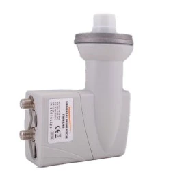 LNB ENGEL Twin Flange με Feed AN7126 Universal με χαμηλό συντελεστή θορύβου