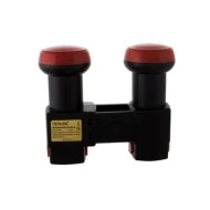 MULTIDEGREE 1+1 LNB REDLINE χαμηλoύ επιπέδου θορύβου 0.1dB με ενσωματωμένη ρυθμιζόμενη βάση