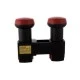 MULTIDEGREE 1+1 LNB REDLINE χαμηλoύ επιπέδου θορύβου 0.1dB με ενσωματωμένη ρυθμιζόμενη βάση