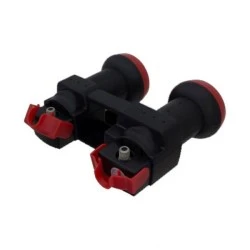 MULTIDEGREE 1+1 LNB REDLINE χαμηλoύ επιπέδου θορύβου 0.1dB με ενσωματωμένη ρυθμιζόμενη βάση