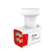 LNB QUATTRO REDLINE για ταυτόχρονη παροχή σήματος σε έως και 4 ανεξάρτητους χρήστες