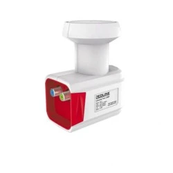 LNB μάτι REDLINE TWIN διπλό 0,1db με δύο εξόδους για δύο δέκτες