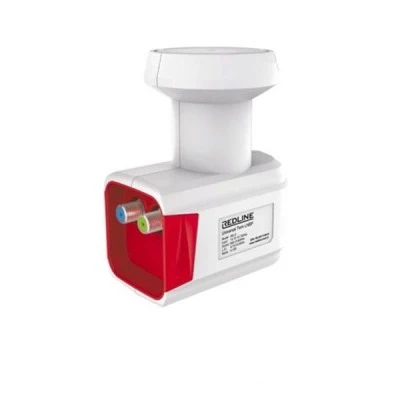 LNB μάτι REDLINE TWIN διπλό 0,1db με δύο εξόδους για δύο δέκτες