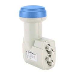 LNB LEMCO QUATTRO 104 με εξαιρετικές επιδόσεις πολύ υψηλής ευαισθησίας και UV φίλτρο για μεγάλη διάρκεια ζωής LNB LEMCO QUATTRO 104 με εξαιρετικές επιδόσεις πολύ υψηλής ευαισθησίας και UV φίλτρο για μεγάλη διάρκεια ζωής