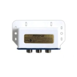 Διακόπτης DiSEqC 1.0 AMIKO 2X1 εξωτερικό με καπάκι για σύνδεση 2 LNB στο ίδιο κάτοπτρο