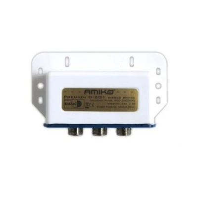 Διακόπτης DiSEqC 1.0 AMIKO 2X1 εξωτερικό με καπάκι για σύνδεση 2 LNB στο ίδιο κάτοπτρο