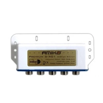 Διακόπτης AMIKO DISEQC 4X1 PREMIUM για εναλλαγή μεταξύ τεσσάρων LNB Διακόπτης AMIKO DISEQC 4X1 PREMIUM για εναλλαγή μεταξύ τεσσάρων LNB