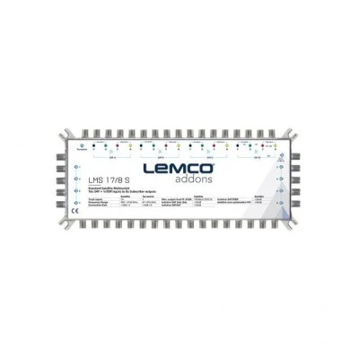 Πολυδιακόπτης - Multiswitch LEMCO 17×8 Single 75Ω υψηλής απομόνωσης 