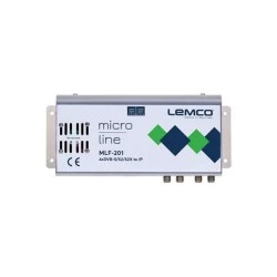 Headend LEMCO MLF-201 multistream 4XDVB/S2/S2X σε IP δέχεται έως 4 ανεξάρτητες δορυφορικές 