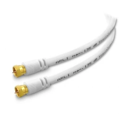 Καλώδιο κεραίας ARLI με φις F GOLD-10174 HD TV Full HD Ultra HD 5m Καλώδιο κεραίας ARLI με φις F GOLD-10174 HD TV Full HD Ultra HD 5m