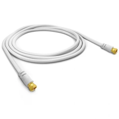 Καλώδιο TV ομοαξονικό 2m ARLI με επίχρυσα ΦΙΣ  F connector GOLD-10171 Arli