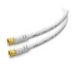 Καλώδιο TV ομοαξονικό 2m ARLI με επίχρυσα ΦΙΣ  F connector GOLD-10171 Arli
