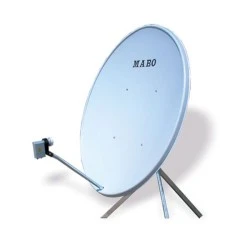 Δορυφορικό κάτοπτρο MABO 1.25Χ1.44 POLARM almn εύκολης εγκατάστασης με λευκό κάλυμμα ηλεκτροστατικής σκόνης
