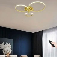 Φωτιστικό LED 89W SEVILLA "LEGGENDA" χρυσό με ασύρματο τηλεχειρισμό 3+1 ψυχρό - φυσικό - θερμό Φωτιστικό LED 89W SEVILLA "LEGGENDA" χρυσό με ασύρματο τηλεχειρισμό 3+1 ψυχρό - φυσικό - θερμό
