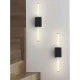 LED φωτιστικό απλίκα τοίχου μαύρο + χρυσό 7W με φυσικό λευκό φως 3700Κ IP20 LED φωτιστικό απλίκα τοίχου μαύρο + χρυσό 7W με φυσικό λευκό φως 3700Κ IP20