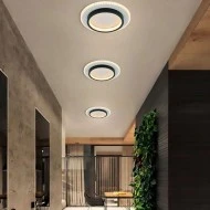 Φωτιστικό LED "NANTES" LEGGENDA 25W μαύρο - λευκό με δυνατότητα επιλογής απόχρωσης φωτός (3000K, 4000K, 6000K από διακόπτη)