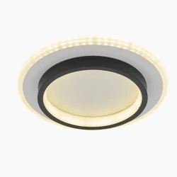 Φωτιστικό LED "NANTES" LEGGENDA 25W μαύρο - λευκό με δυνατότητα επιλογής απόχρωσης φωτός (3000K, 4000K, 6000K από διακόπτη)