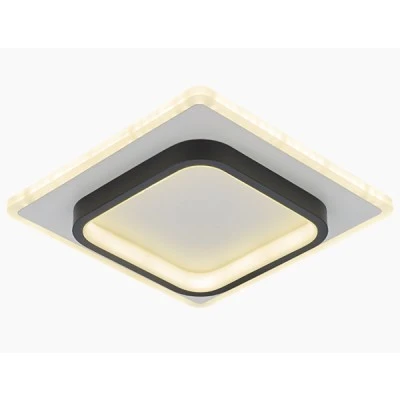 Φωτιστικό LED "CAEN" LEGGENDA 25W με δυνατότητα επιλογής χρώματος από διακόπτη 2500lm μαύρο με λευκό